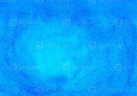 Watercolor Deep Blue Background With Space For Text Turquoise Stains