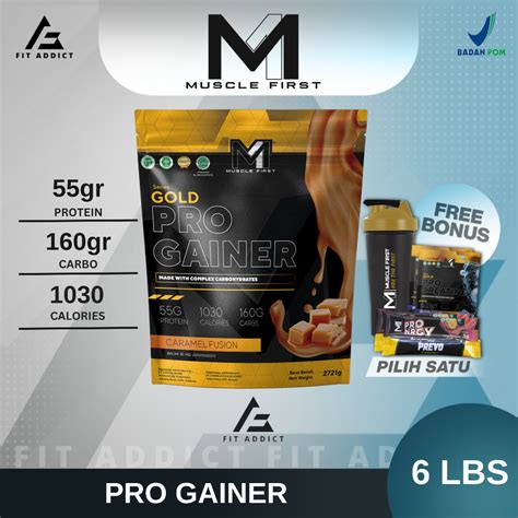 Jual M1 Muscle First Gold Pro Gainer 6 Lbs 6lbs 6 Lb 6lb Gainer Protein