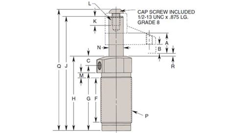 100890 Hytec Swing Clamps Threaded Body Style 2400 Lbs Cap Screw Upc