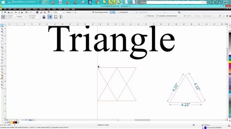 Corel Draw Tips Tricks Triangle YouTube