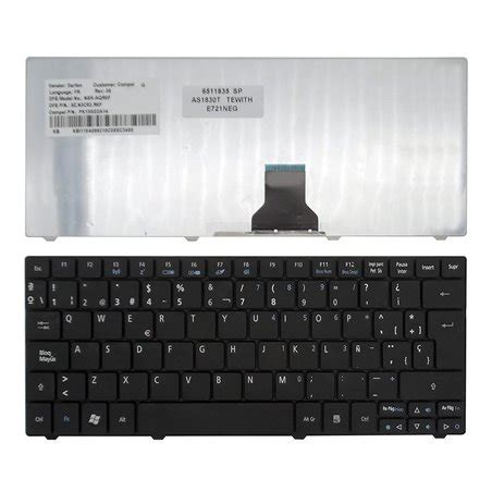 Teclado Para Acer Aspire One H Al H Tecl Acer Nsk Aq S