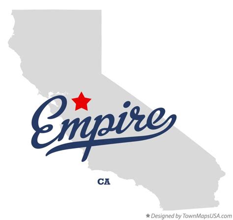 Map of Empire, CA, California