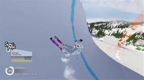 STEEP Halfpipe Gold Challenge Ski PS4 YouTube