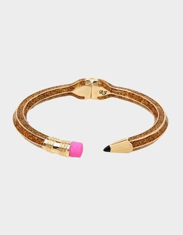 Back To School Gold Pencil Bangle Gold Gold Bangles Bangle Bracelets