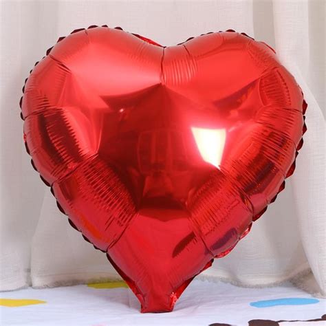 Wholesale Best Quality Occasion 18inch Red Heart Foil Balloon Shaped