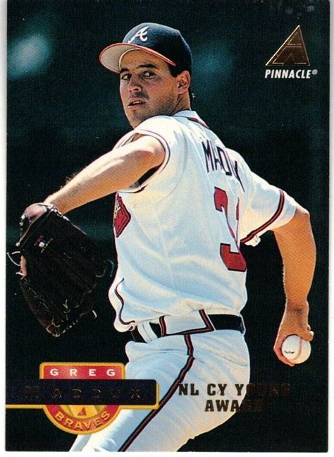 Greg Maddux Pinnacle Ebay