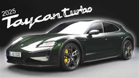 Porsche Taycan Turbo Cross Turismo In Oak Green Color Youtube