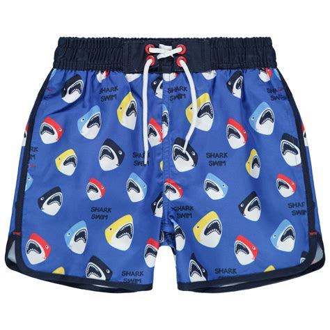 Short de bain imprimé requins all over