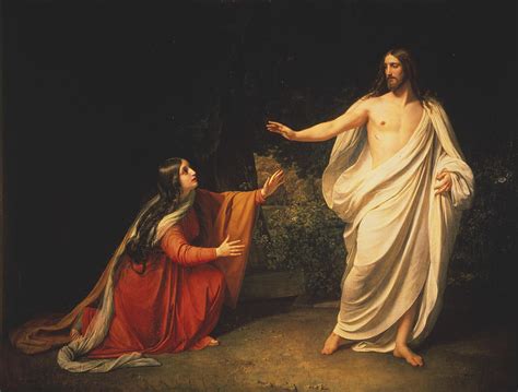 The Apparition Of Christ To Mary Magdalen Painting By Celestial Images