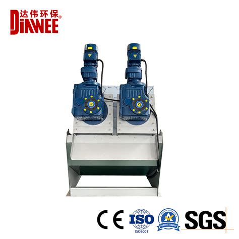 Automatic Multi Disc Screw Press Sludge Dehydrator For Sludge Treatment