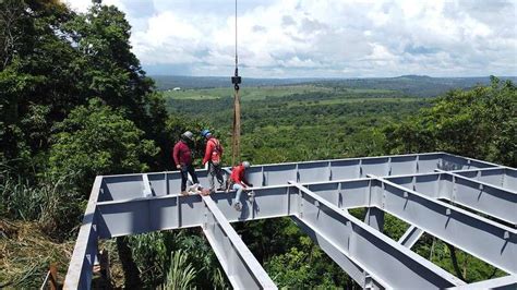 Obra De Novo Mirante Avança E Recebe Estrutura Metálica A Notícia Mt