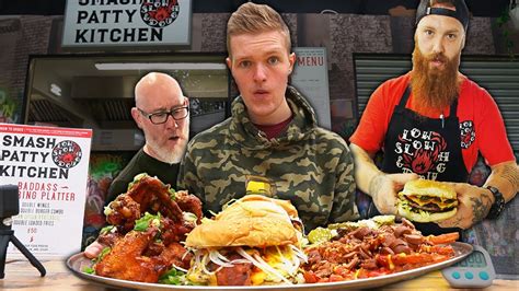 The Undefeated Bada Burger Challenge Man Vs Food Youtube