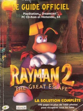 Rayman 2 The Great Escape Le Guide Officiel RayWiki The Rayman Wiki