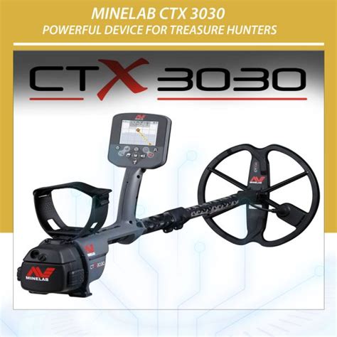 Minelab CTX 3030 Powerful Device For Treasure Hunters Gold Detectors