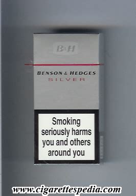 Benson and Hedges (Silver) KS-10-H - England - Cigarettes Pedia