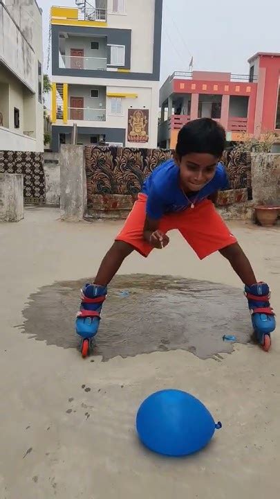 Water Balloon Popping Video 🎈🎈🎈😂😘😀😀😋🤣🤣😜🎈🎈🎈 With Skating 🛼🛼😘😘