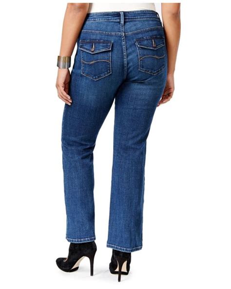 Lee Platinum Plus Size Curvy Fit Bootcut Jeans In Blue El Paso Save 34 Lyst