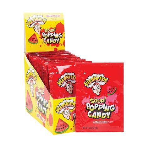 Warheads Sour Popping Watermelon Sweets Avenue Beauport