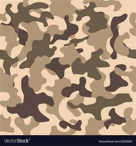 Seamless camouflage pattern Woodland style Vector Image