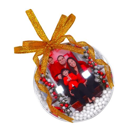 Esferas De Navidad Personalizadas Con Tus Fotos 9cm| Sky Laange