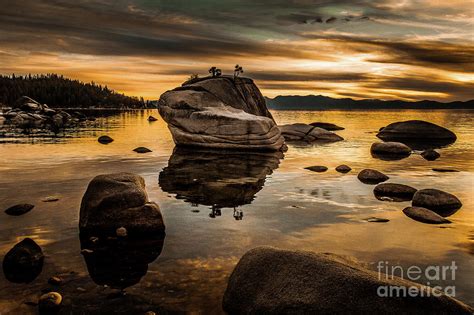 Bonsai Rock Sunset Photograph by Webb Canepa - Pixels