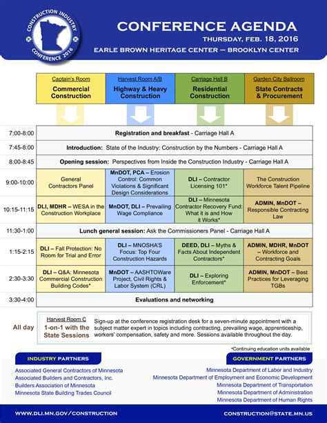 Construction Conference Agenda - How to create a Construction ...