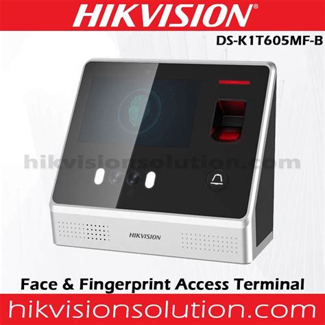 Best Hikvision Ds K T Mf B Face Recognition Fingerprint Access Terminal