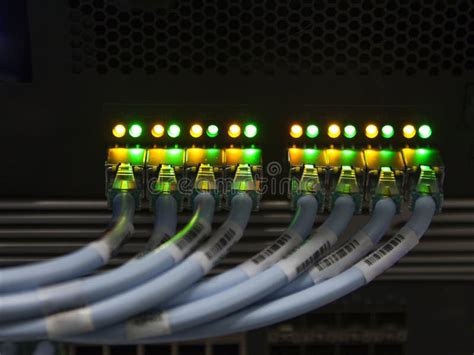 Patch Cord Panel Stock Image Image Of Connection Node 14463727