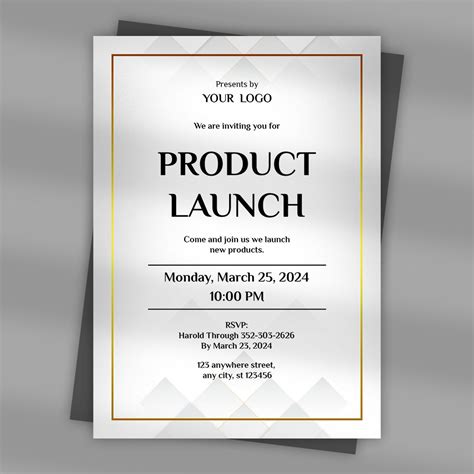 Product Launch Event Invitation Card in 2024 | Event invitation ...