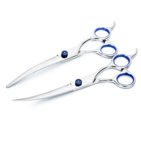 Professional 7inch Double Tail Scissors Up And Down Bending Scissors