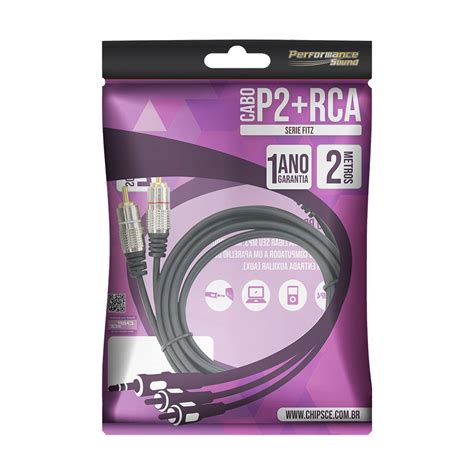 CABO P2ST 2RCA 2M CHIP SCE CABO P2 ESTEREO X 2 RCA MACHO FITZ