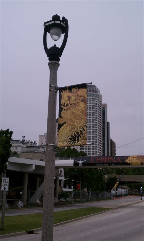 Double Sided Vinyl Street Pole Banner For A Museum In Milwaukee