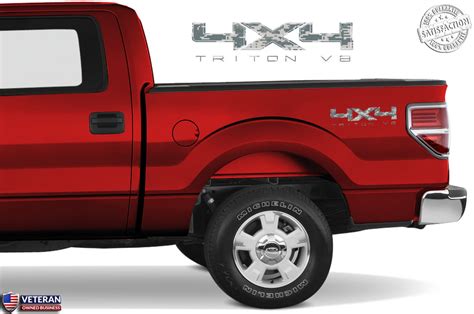 4x4 Triton V8 Bedside Digi Camo Decal Fit Ford Trucks 2008 2017 F150 2 Roe Graphics And Apparel