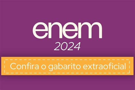 Gabarito Oficial Do Enem Veja