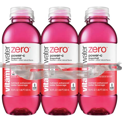 Vitaminwater Zero Sugar Power C Electrolyte Enhanced Water W Vitamins