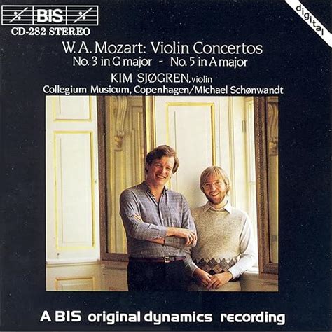 Mozart Violin Concertos Nos By Kim Sjogren On Amazon Music