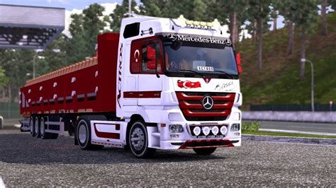 Mercedes Benz Actros Türk Tunıng ETS2 YouTube