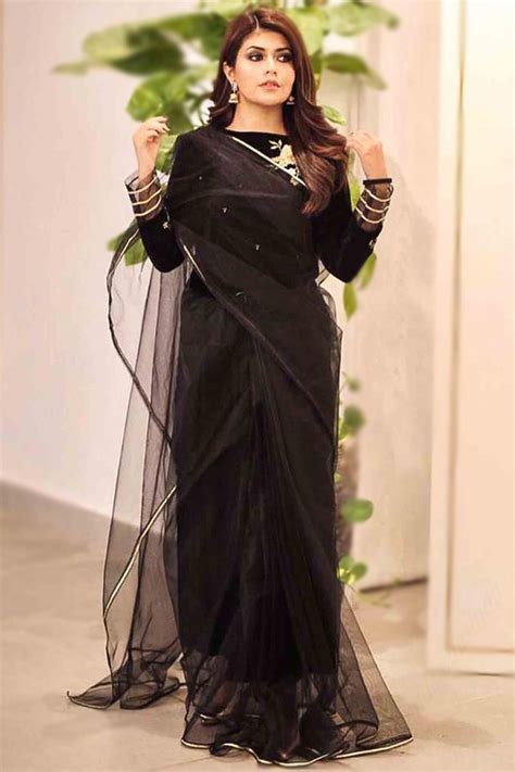 Share More Than 162 Bollywood Black Saree Party Wear Latest