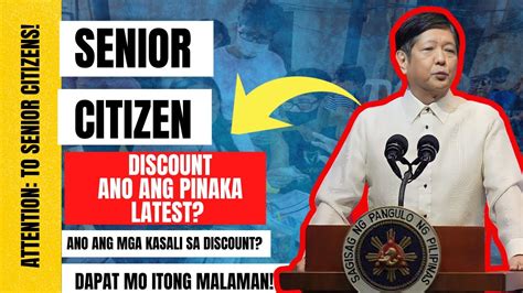 Senior Citizen Discount Ano Na Ang Pinaka Latest Update Ano Ang Mga