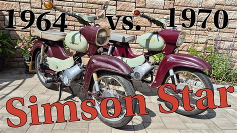 Originallackfetischist Simson Star Und Im Vergleich Youtube