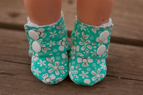 Doll Bootie Pdf Pattern Diy Doll Shoes For 18 Doll