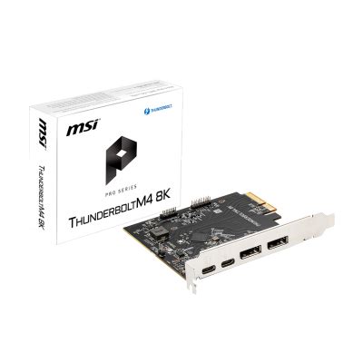 MSI ThunderboltM4 8K - Thunderbolt 4 Card with 8K Video Output and High-Speed Data Transfer ...