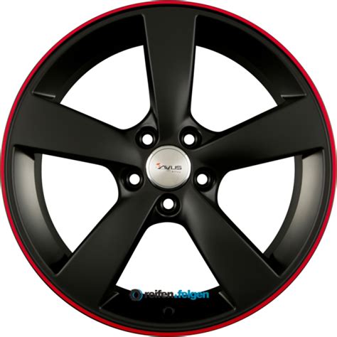 AVUS Racing AF10 8 519 ET30 5112 In Schwarz