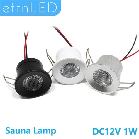 Etrnled Led Sauna Light Bulb Recessed Dimmable Waterproof Ceiling