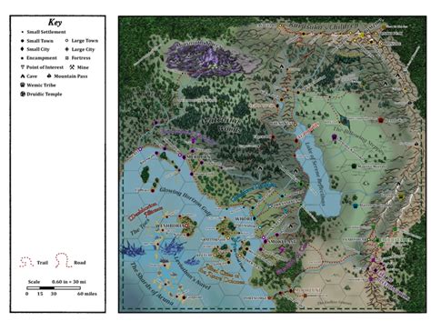 Fighting Fantasy World Port Blacksand Map Digital Tablet Draw And