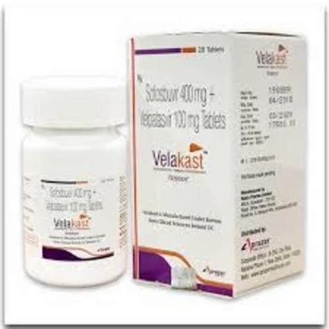 Sofosbuvir Velpatasvir Velakast Tablet Packaging Size Tablet