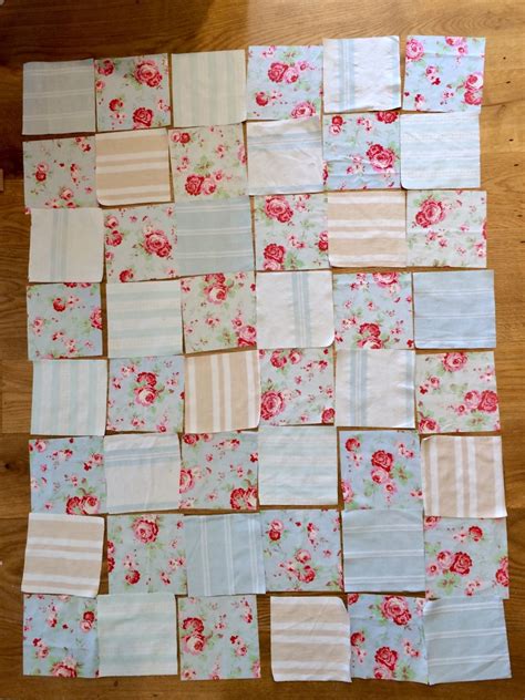 Patchwork Quilt Made From Old Tea Towels And Pillowcases Sewchet