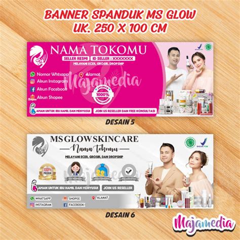 Jual Banner Spanduk Ms Glow X Cm Kab Mojokerto Majamedia