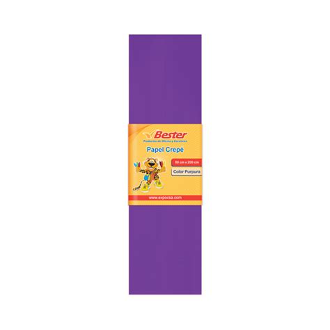 Papel Crepé Morado Funda X10 Uni EXPOCSA