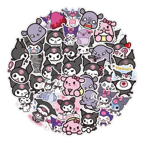 Kuromi Stickers Pack Pcs Cute Kawaii Stickers For Wate Cuotas